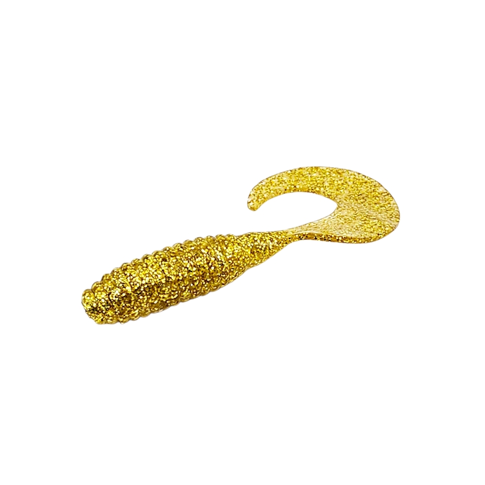캣츠크로우 B그럽웜 쏘가리웜 광어 양태 농어 우럭 락피쉬웜 003 골드, 7.6cm(3인치) - 상세 이미지 2