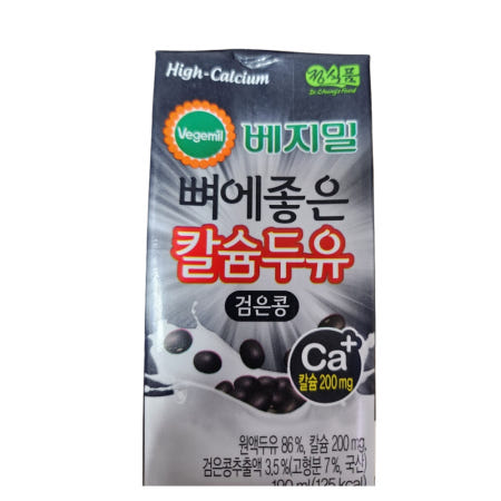 정식품 뼈에좋은칼슘 검은콩 두유 190ml 80팩