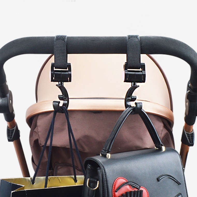 유모차 가방걸이 홀더 후크 고리 탈부착
