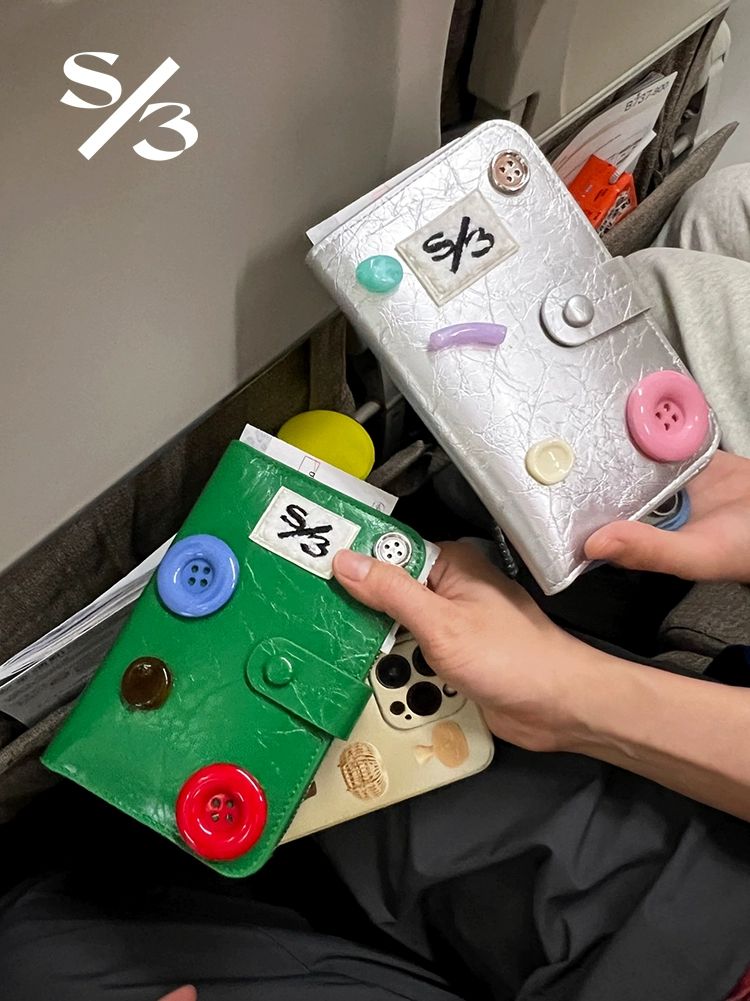 다기능 공항 여권 카드 지갑 다기능지갑 여행용지갑 가죽여권 RFID차단 해킹방지 은색 - 상세 이미지 4