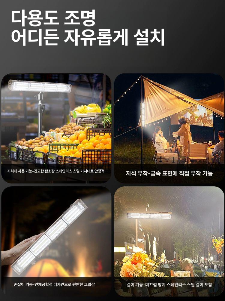 LED 충전식 무선 캠핑조명 램프 휴대용 비상등 정전대비 야외작업등 랜턴 대15000W 6-12h 이미지 8
