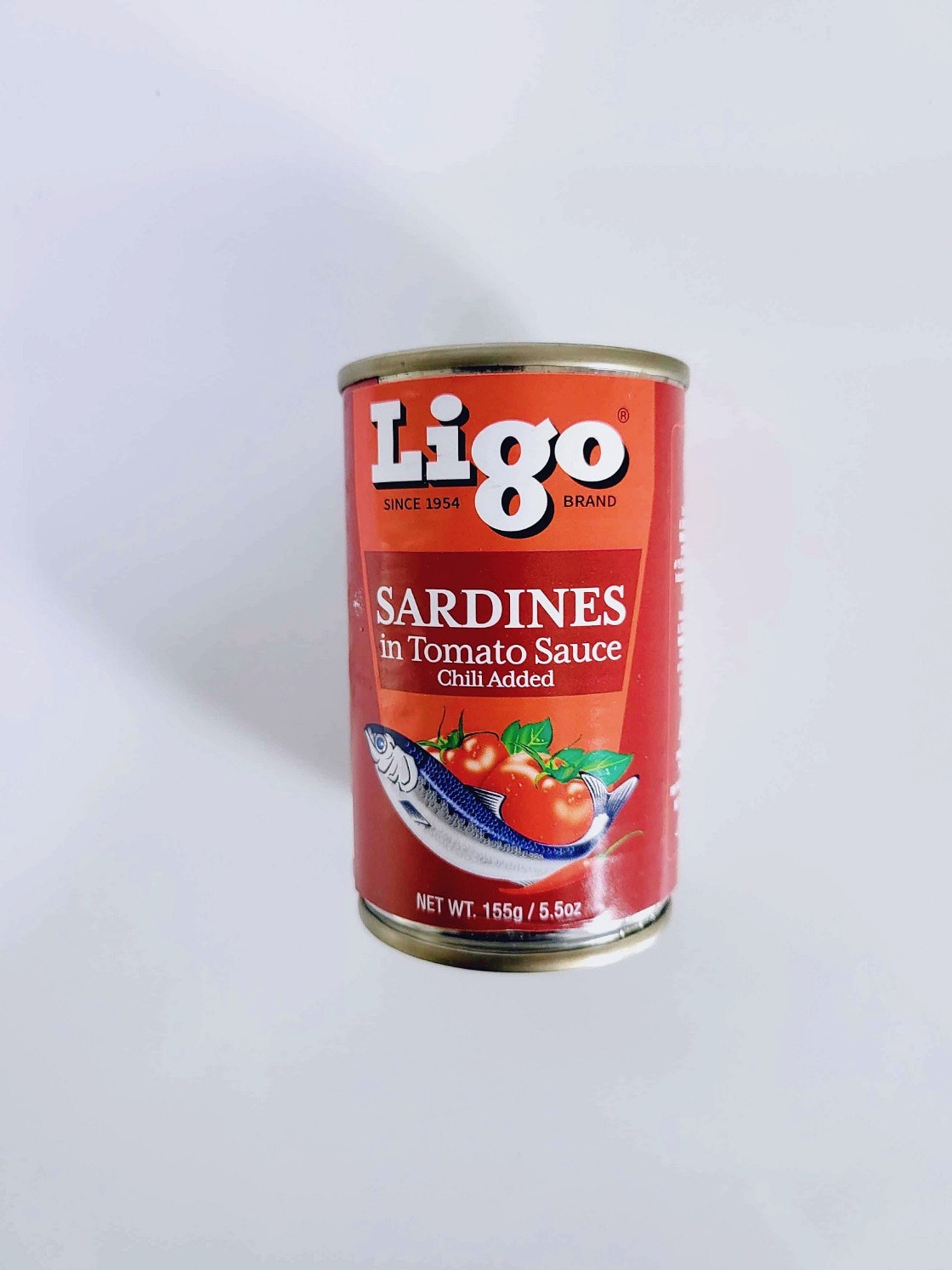 필리핀 리고 정어리 통조림 칠리 155g, 10개 - 상품 이미지