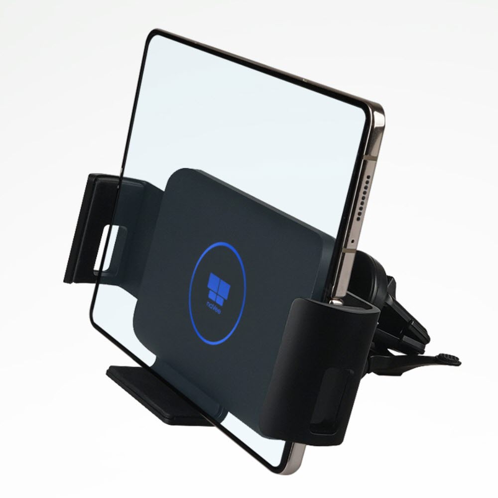 차량용 핸드폰 거치대 휴대폰 무선 충전기 갤러시폴드 Z플립 노터치 송풍구