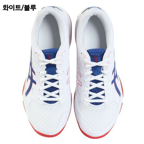 아식스 젤 로켓 11 배구화 화이트/블루 네이비 1073A065 화이트/네이비 260 - 상세 이미지 4