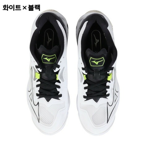 미즈노 웨이브 라이트닝 Z8 배구화 남녀공용 V1GA2400 화이트/블랙 265 - 상세 이미지 2