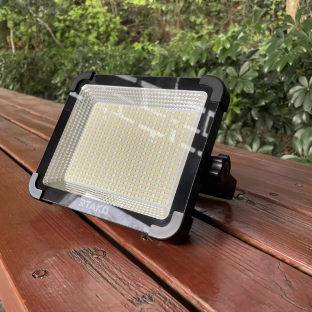 LED 충전식 캠핑 랜턴 휴대용 태양광 야외조명 줄조명 비상 포터블 램프 전등 200W 단일 조명2.1m 바닥 스탠드 - 상세 이미지 5