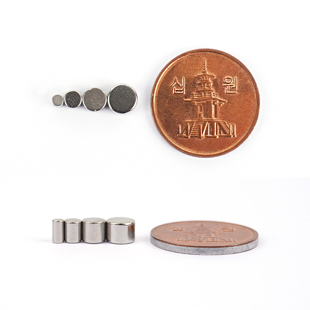 센자석 네오디늄 네오듐 자석 강력 둥근 원형 원통 자석 4mm - 상세 이미지 2