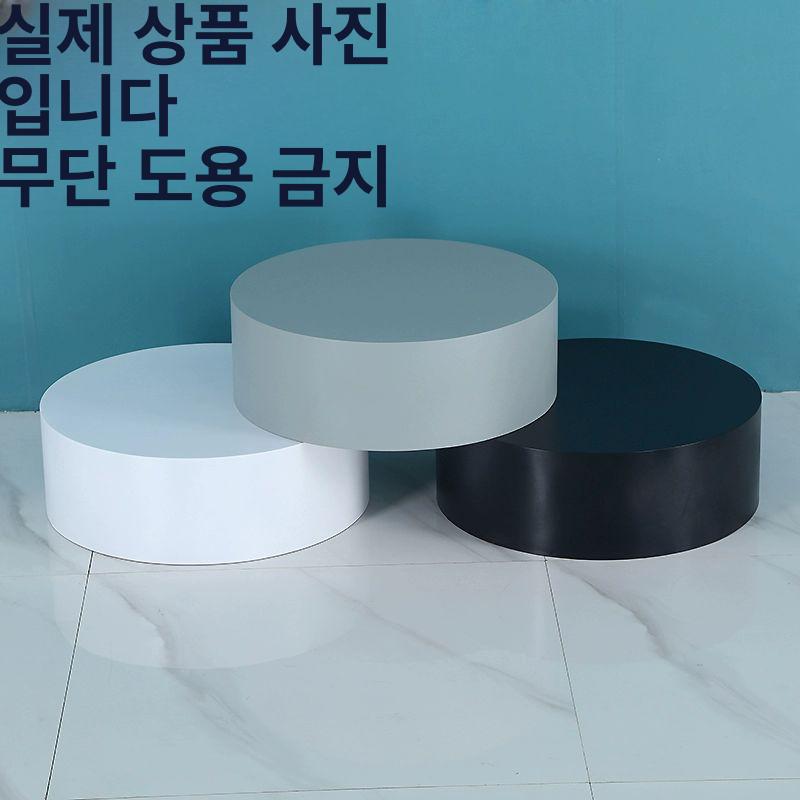 스튜디오 원형단상 촬영 피팅 웨딩샵 키높이 전시대 단상 직경 40cm 높이 15cm 흰색 공식 표준 - 상세 이미지 2