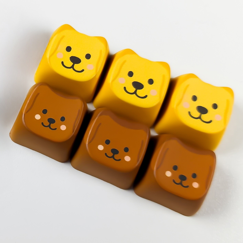 키캡 커스텀 주문제작 MAO PBT 강아지 고양이 키캡 키링 굿즈 인쇄 이미지 4