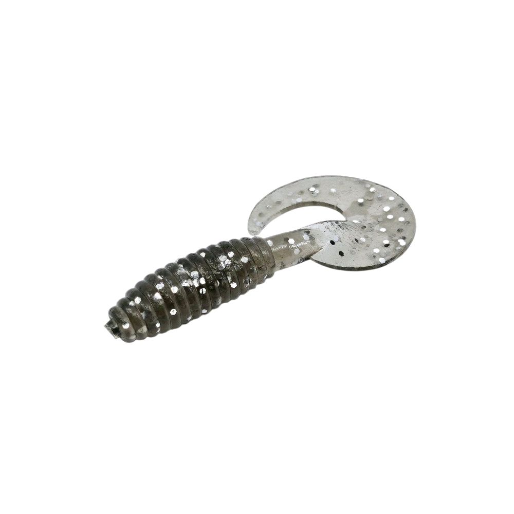 캣츠크로우 B그럽웜 쏘가리웜 광어 양태 농어 우럭 락피쉬웜 020 스모크 실버, 7.6cm(3인치) - 상세 이미지 2
