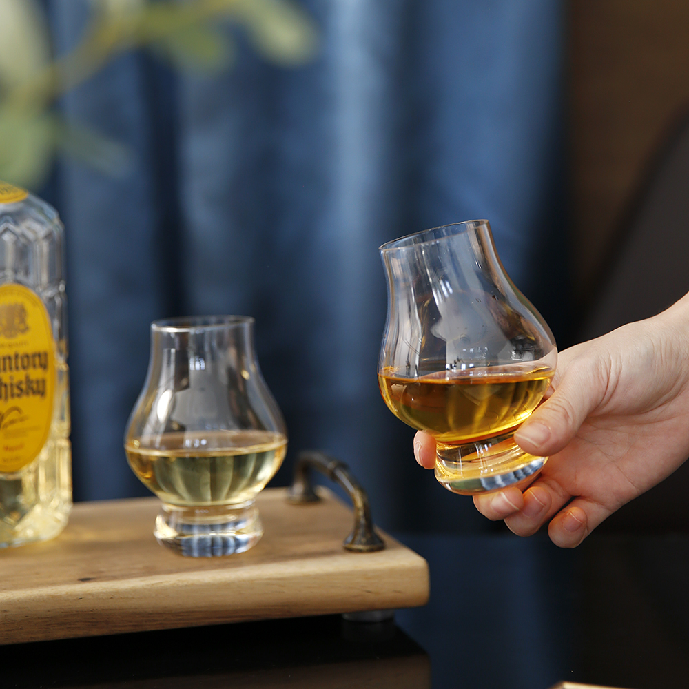 플라라 하이볼 온더락잔 양주잔 튤립 위스키잔 글라스 210ml 2P세트