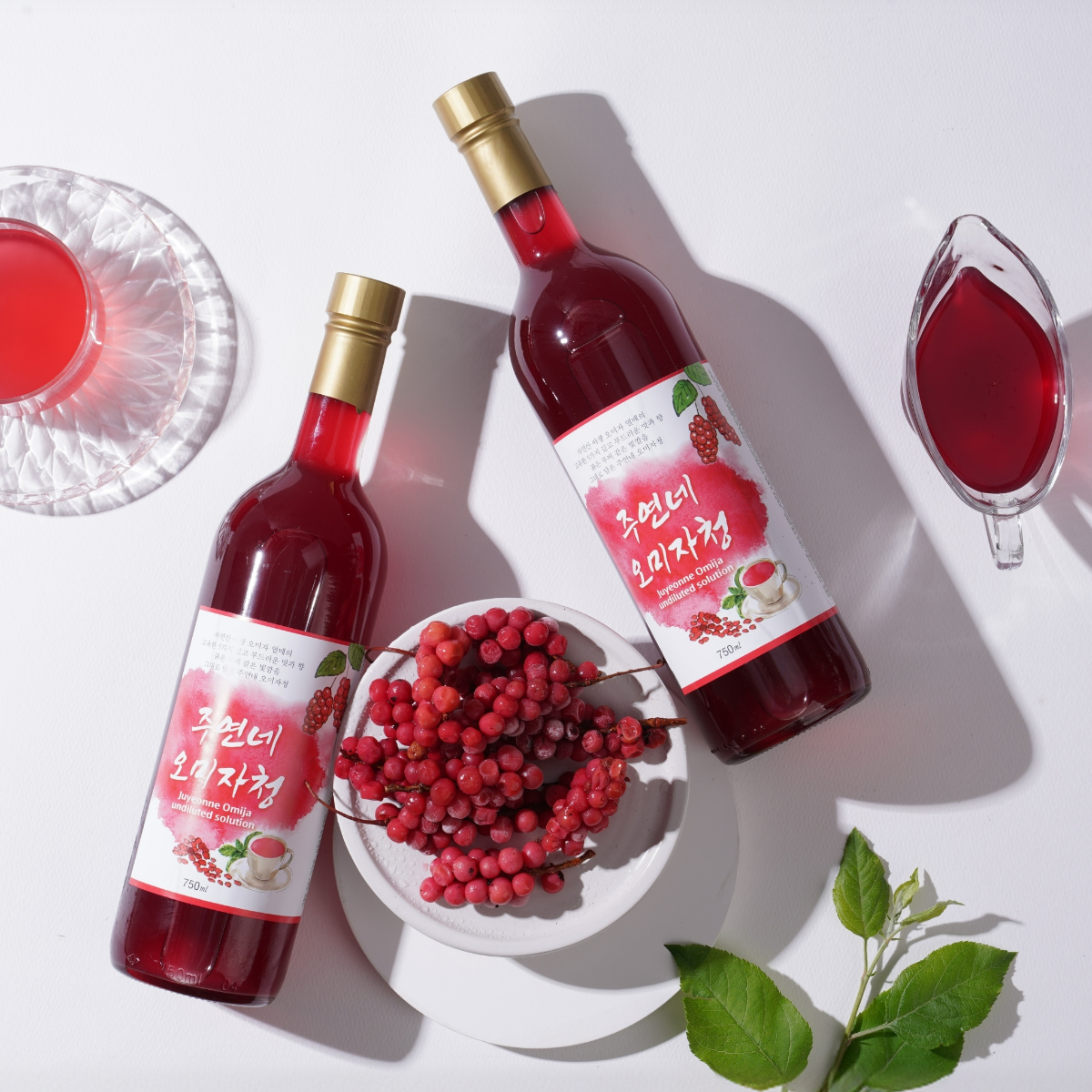 인제 오미자청 원액 오미자엑기스 750ml 1병 임산부 선물 즙 진액 효소 만들기 효능