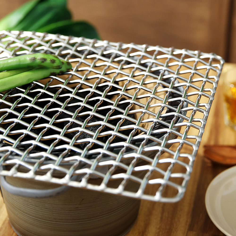 플라라 국산 사각 스텐 304 대형 고기 생선 바베큐 숯불 그릴 자이언트 석쇠