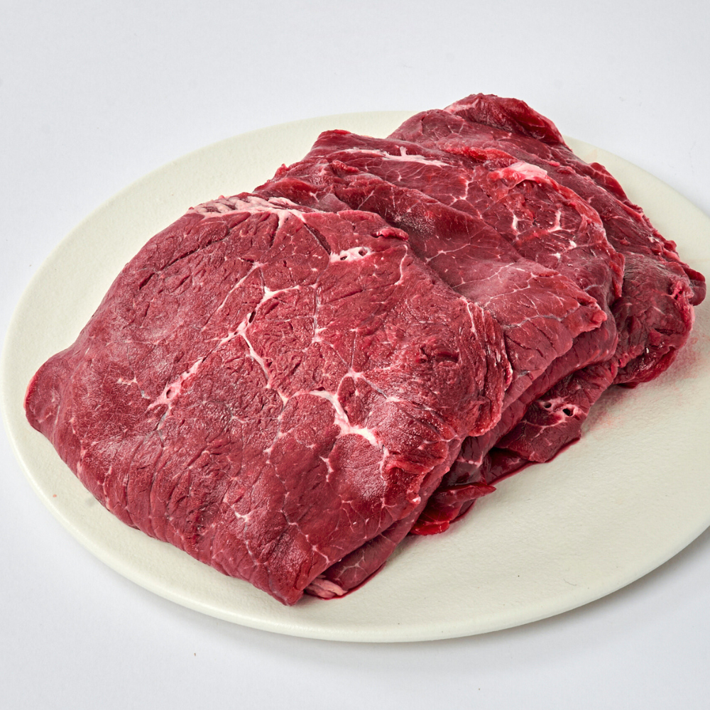 고기소녀 우둔살 2kg 다이어트 소불고기용 샤브샤브 육전 - 상품 이미지