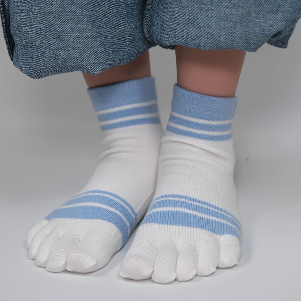아동 어린이 발가락 양말 국내생산 6켤레 키즈핏 - 상세 이미지 5