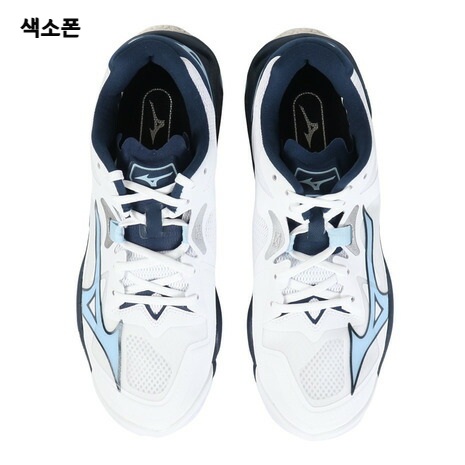 미즈노 웨이브 라이트닝 Z8 배구화 남녀공용 V1GA2400 화이트/블랙 265 - 상세 이미지 3