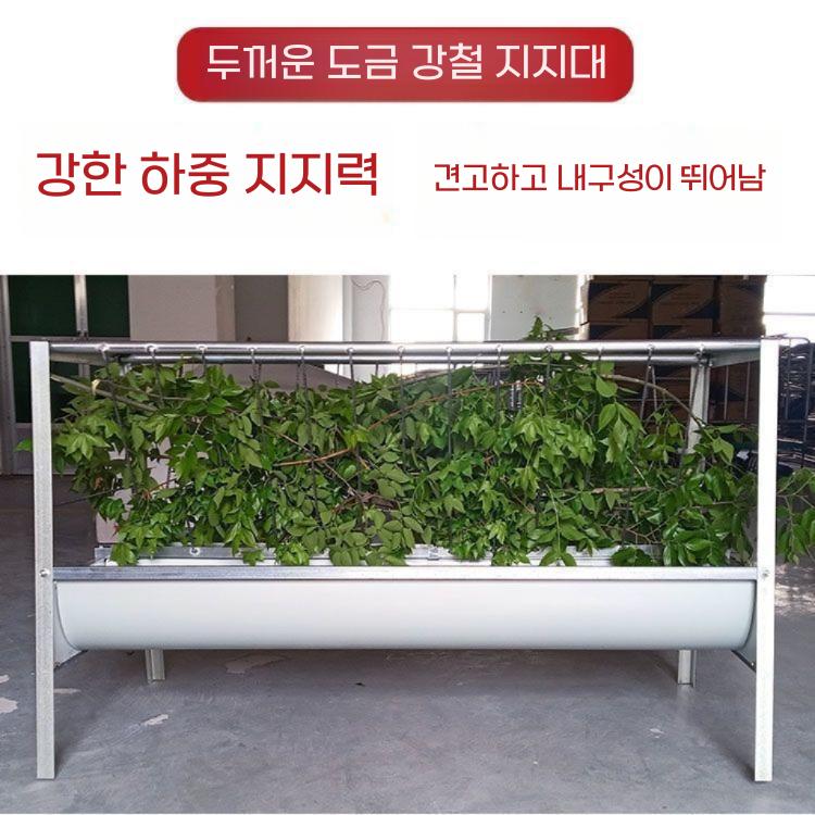 염소먹이통 축사 돼지 송아지 여물통 목장 사료통 고무 1m - 상세 이미지 4