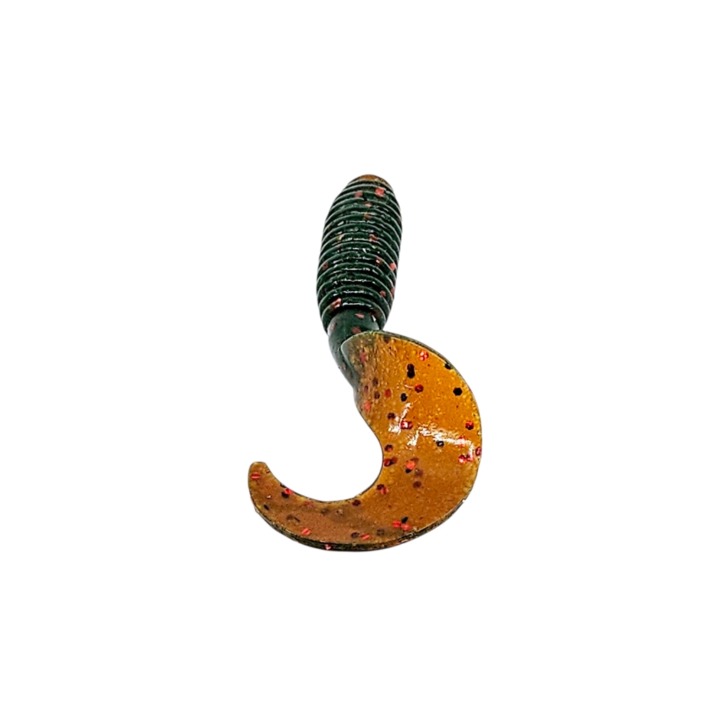 캣츠크로우 B그럽웜 쏘가리웜 광어 양태 농어 우럭 락피쉬웜 008 모터오일, 7.6cm(3인치) - 상세 이미지 3