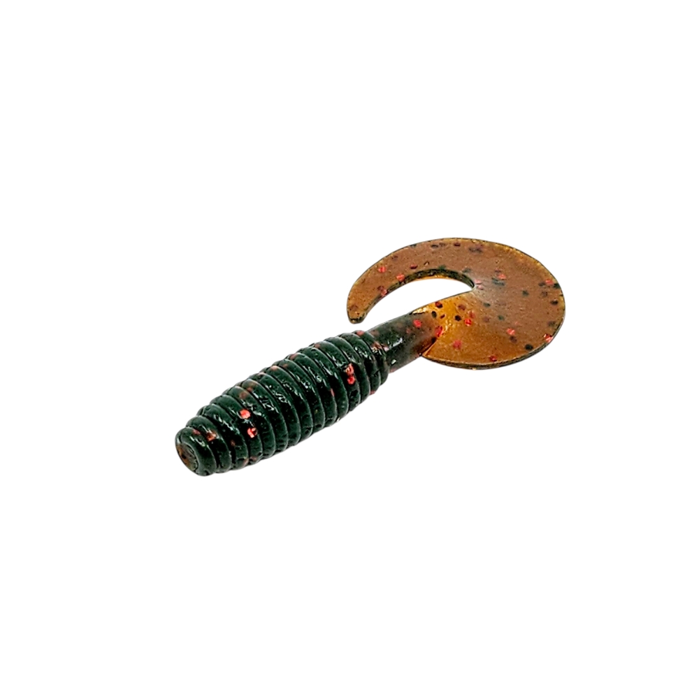 캣츠크로우 B그럽웜 쏘가리웜 광어 양태 농어 우럭 락피쉬웜 008 모터오일, 7.6cm(3인치) - 상세 이미지 2