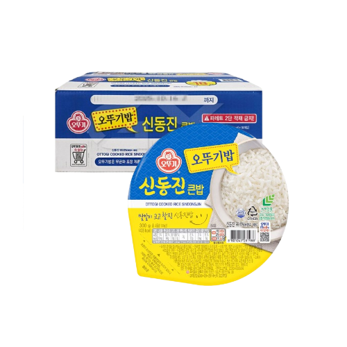 신동진 오뚜기밥 큰밥 300그램 18개 오뚜기 즉석밥 : 바이오피