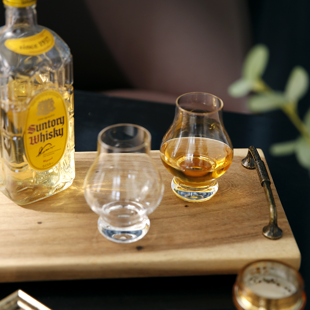 플라라 하이볼 온더락잔 양주잔 튤립 위스키잔 글라스 210ml 2P세트
