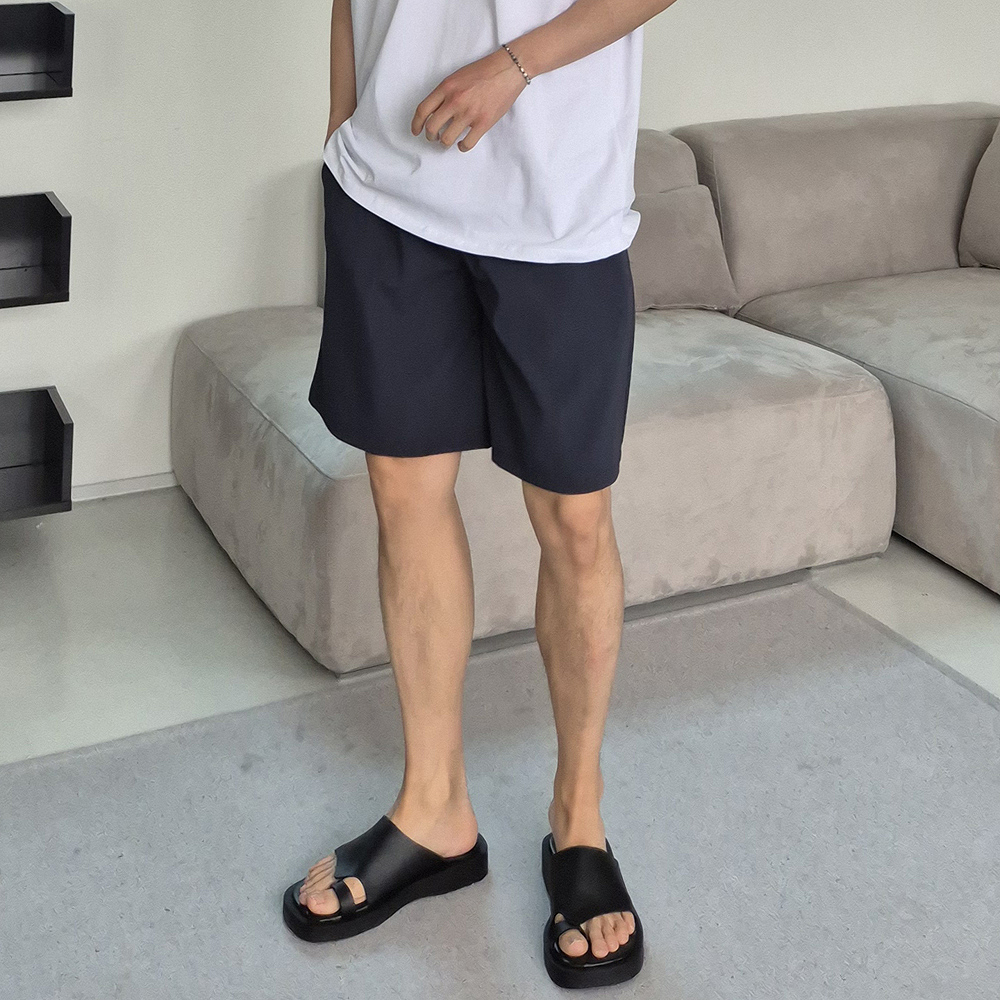 남자반바지 남성여름바지 밴딩 하프 팬츠 남자버뮤다팬츠 - 상세 이미지 2