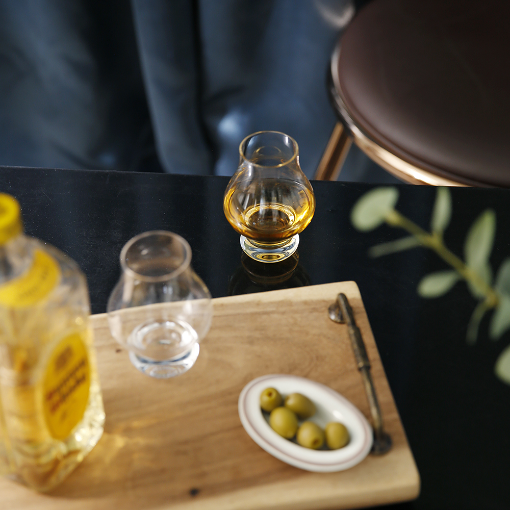 플라라 하이볼 온더락잔 양주잔 튤립 위스키잔 글라스 210ml 2P세트