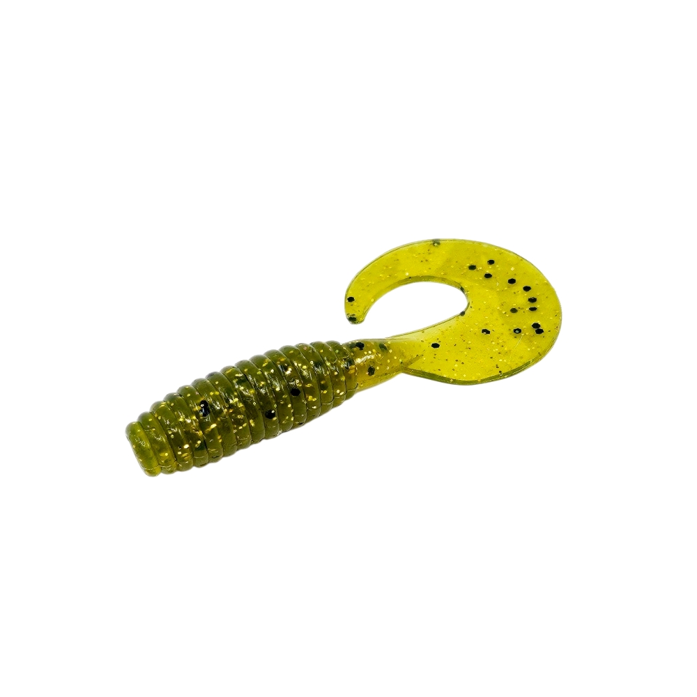 캣츠크로우 B그럽웜 쏘가리웜 광어 양태 농어 우럭 락피쉬웜 028 워터멜론 골드, 7.6cm(3인치) - 상세 이미지 2