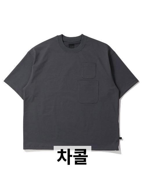 DAIWA PIER39 테크 더블포켓 크루 티 차콜 : 바이바이하루