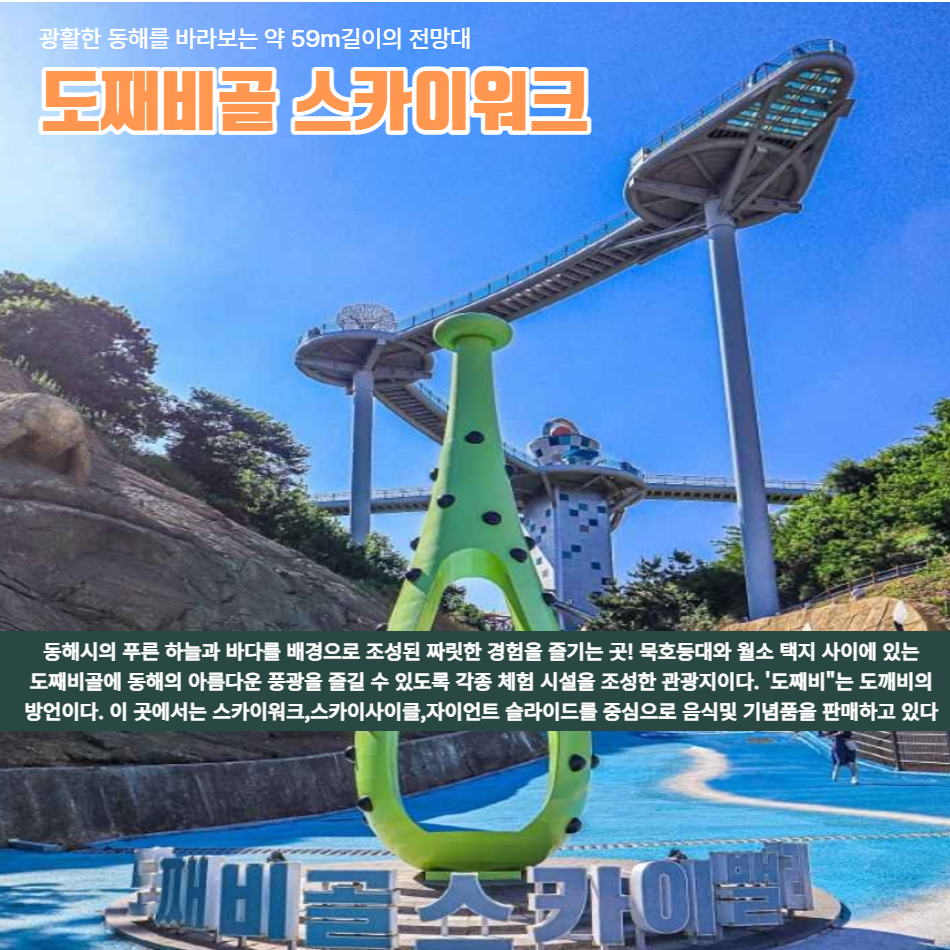 [동해바다] 정동진과 동해 도째비골/스카이 벨리-기차여행 - 상세 이미지 3