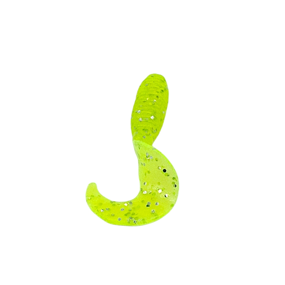 캣츠크로우 B그럽웜 쏘가리웜 광어 양태 농어 우럭 락피쉬웜 015 차트 실버, 7.6cm(3인치) - 상세 이미지 3