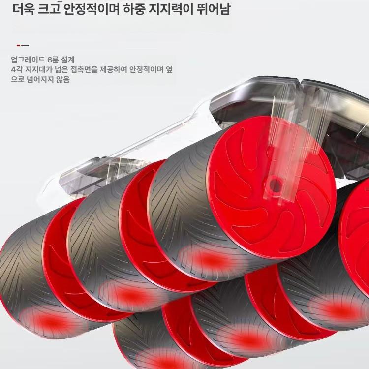 자동 리바운드 복근 휠 운동기구 운동 슬라이드 홈 트레이닝 코어 복부 초보자 강화 블랙 - 상세 이미지 3