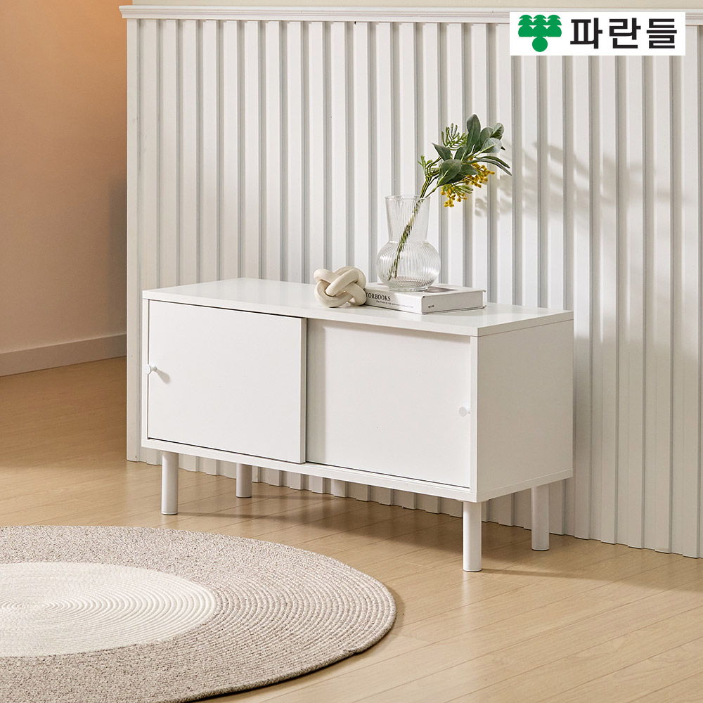 파란들가구 E0목재 LPM 미닫이도어 800 TV 거실장 티비다이 - 상세 이미지 2