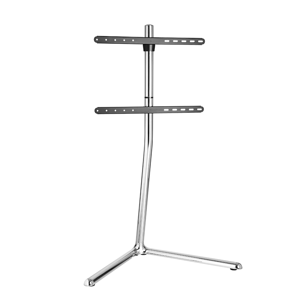 TV스탠드 이젤형 티비 거치대 163cm(65인치) 189cm(75인치) V타입 메탈 크롬