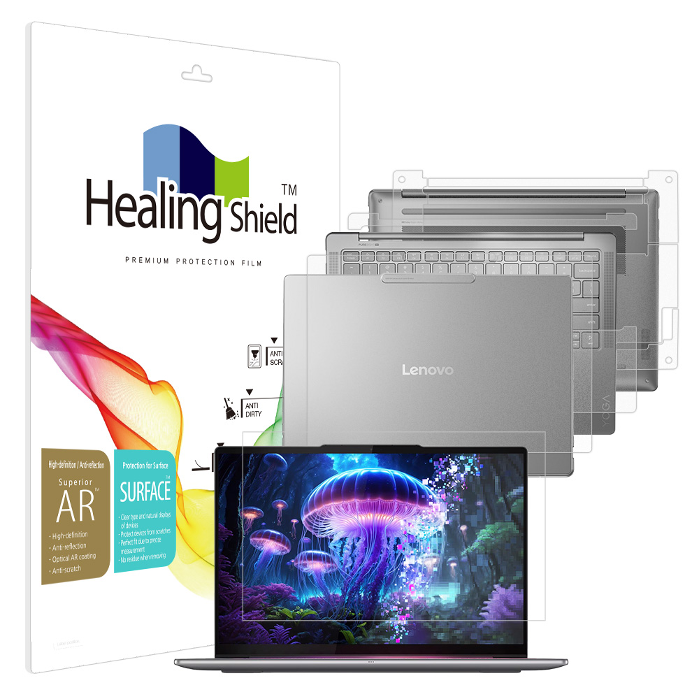레노버 요가 슬림 7 14ILL10 아우라 에디션 AR 고화질 액정보호필름1매 외부3종