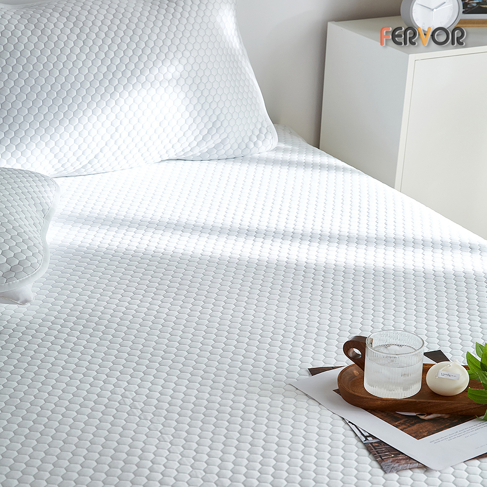 퍼보 휴비스 듀라론 에오로쿨 냉감패드 쿨매트 소파침대러그 육각, SS(슈퍼싱글)