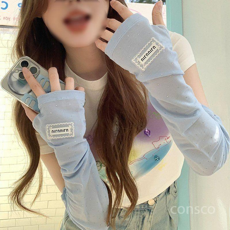 여성팔토시 운전용 자외선차단 여성 사무용 운전 팔토시 쿨토시 쿨팔토시 - 상세 이미지 3