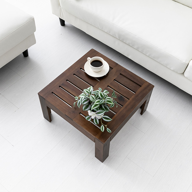 TANG 아카시아 원목스툴/협탁 50 브라운 0344.0883