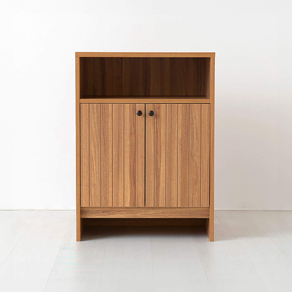CAMIU 2문 수납장 TFM8060C 600x400x820mm, 2단, 캄포어베니어 2014.8098 - 상품 이미지
