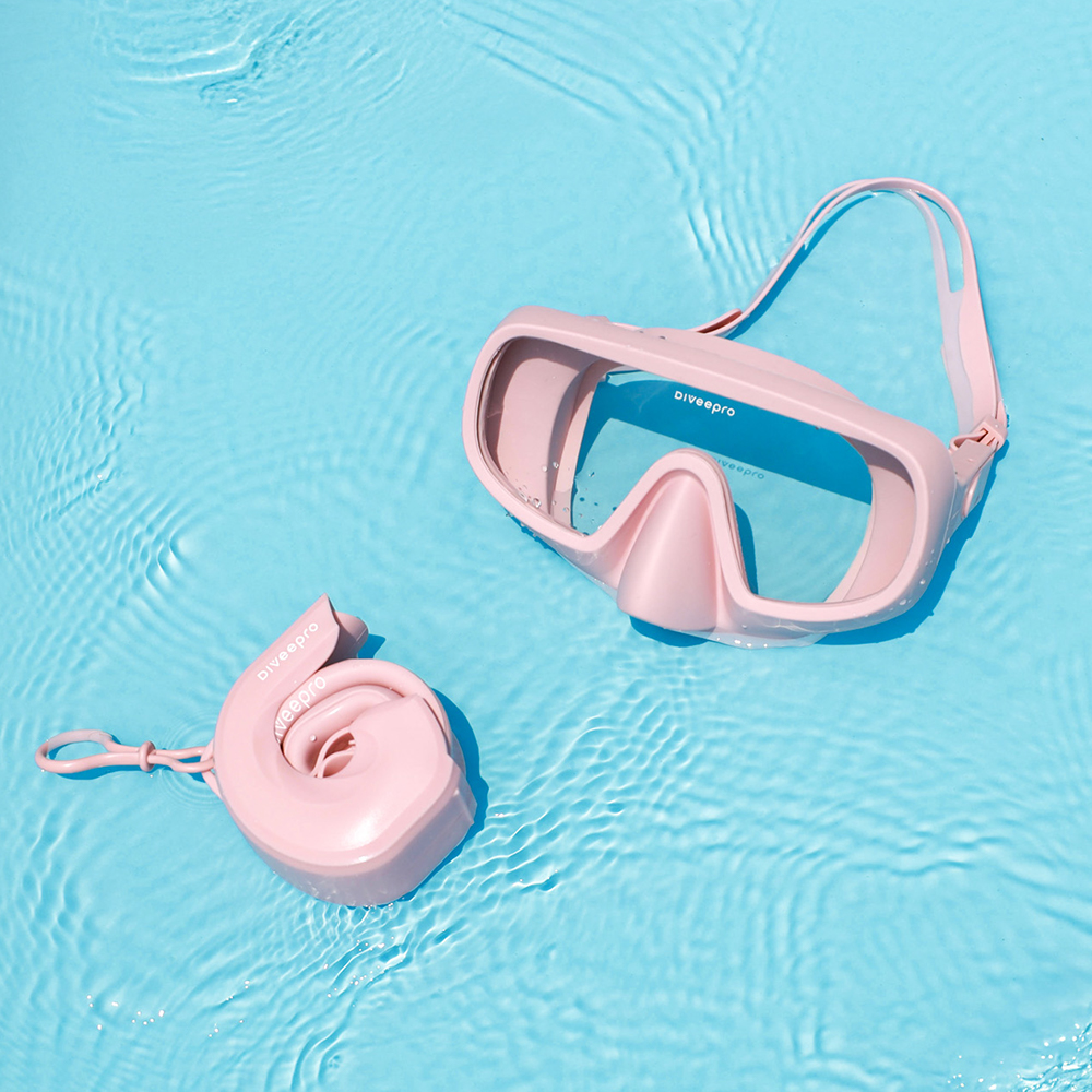 다이비프로 스노쿨링 마스크 아쿠아젠 폴더블 휴대용 물안경