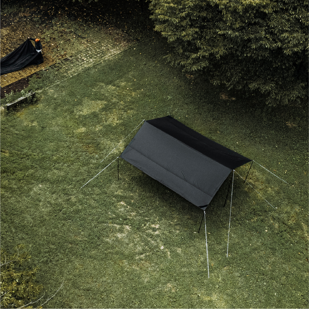 캠빌 블랙코팅 클래식 렉타 타프 4M 카키