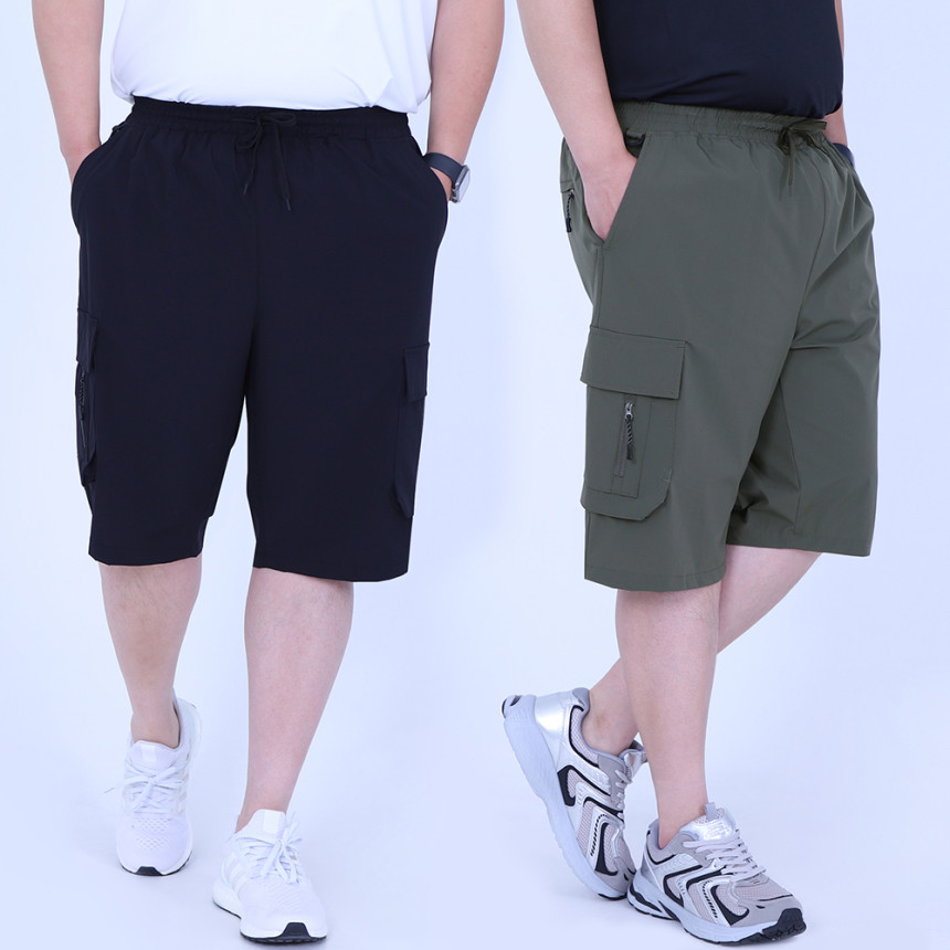 남성 5부 반바지 아이스 나일론
