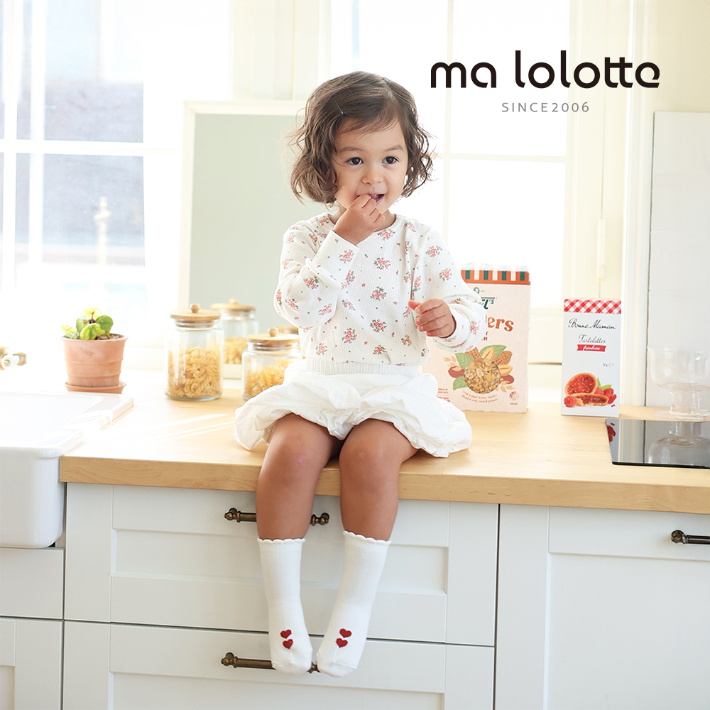 마롤로뜨 아기양말 세트 5P 유아 삭스 신생아 아동 양말 레드하트