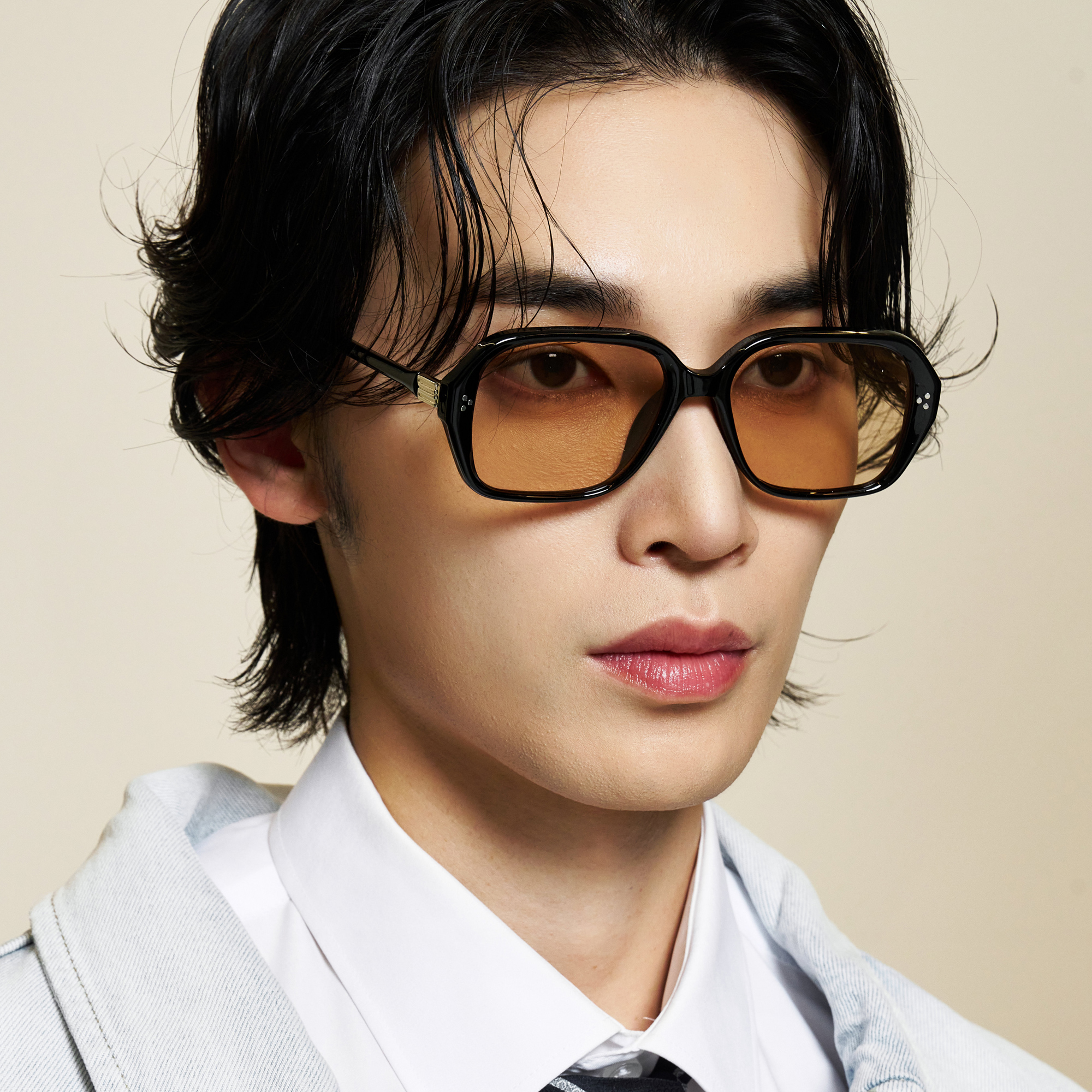 가벼운 사각 데일리 틴트 선글라스 uv400 자외선차단 골프