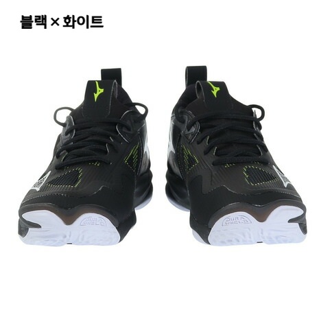 미즈노 웨이브 모멘텀3 배구화 배드민턴화 남녀공용 V1GA231251 화이트/그레이 270 - 상세 이미지 5