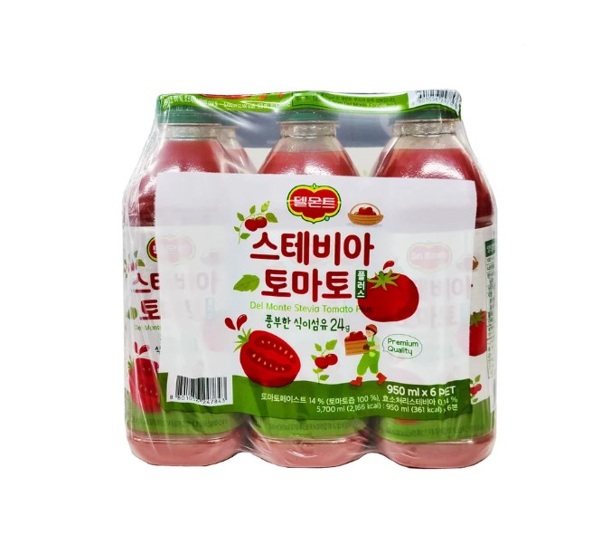 스테비아 토마토 델몬트 건강 주스 950ml 6개 코스트코 - 상세 이미지 4