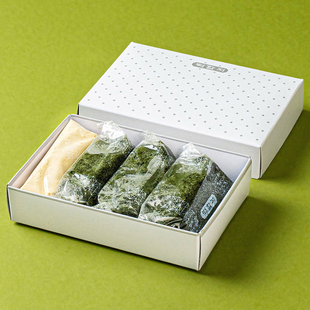 답례떡 3구 조문,결혼,돌 답례품 떡함지 - 상품 이미지