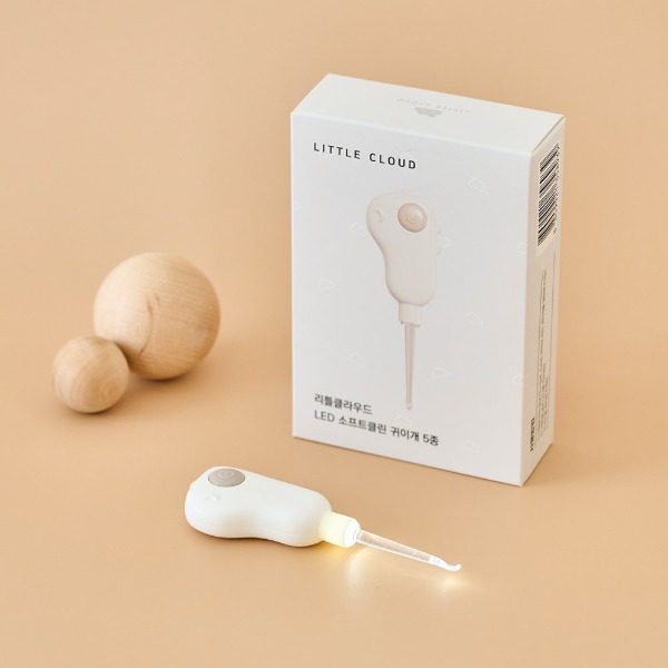 리틀클라우드 LED 소프트클린 귀청소기 귀지제거 아이 귀이개 (5종 / 건전지 포함) - 상세 이미지 5
