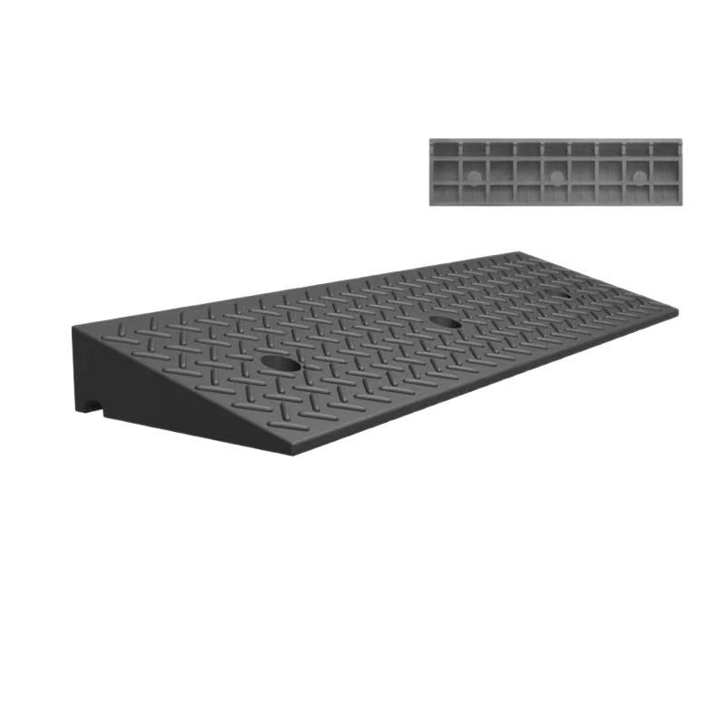 차량 진입판 주차턱 오르막 자동차 문턱 경사판 방지 블랙 100x25x4cm - 상세 이미지 5