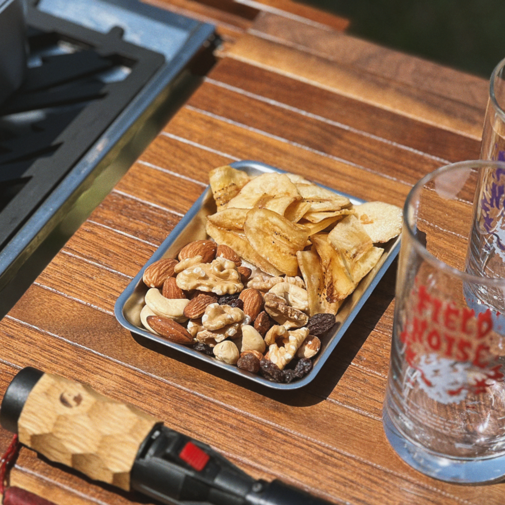 키녹스 캠핑 그릇 스텐 하프스택 사각4종 접시 세트